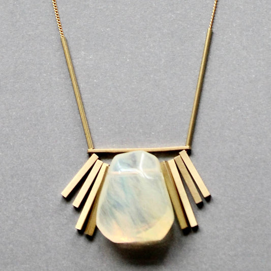 Quartz Geometric Necklace