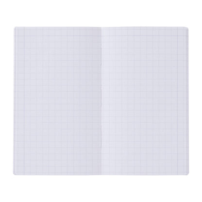 Grid Notebook B7 with Cover / EDiT: Neon Pink