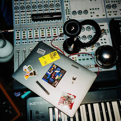 Trumpet by Basquiat - Die-Cut Sticker