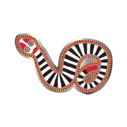 Snake by Jeffrey Gibson - Die-Cut Sticker