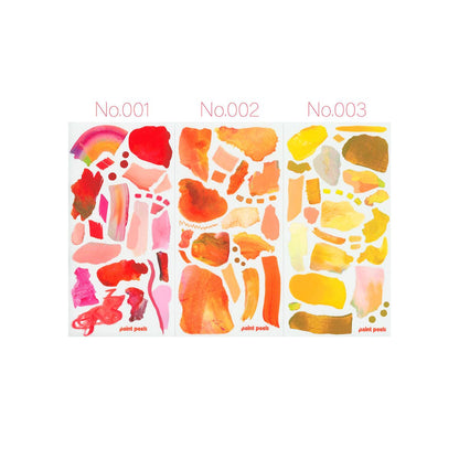 Vibrant Palettes Collection Paint Peels