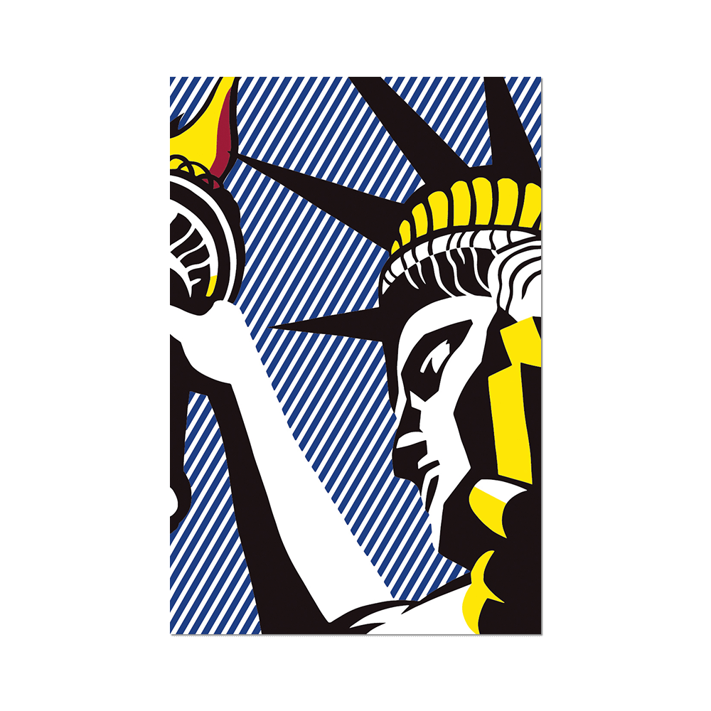 I Love Liberty by Roy Lichtenstein Die-Cut Sticker