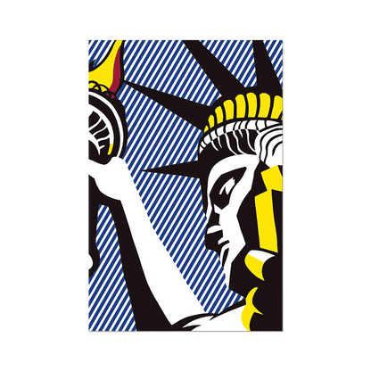 I Love Liberty by Roy Lichtenstein Die-Cut Sticker