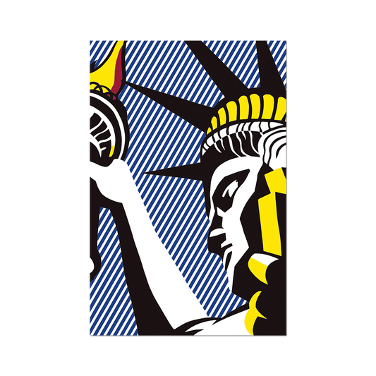 I Love Liberty by Roy Lichtenstein Die-Cut Sticker