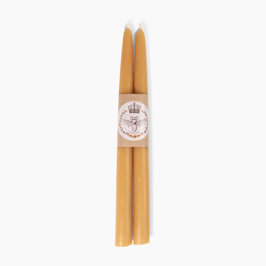 Lomar Farms Beeswax Tapers: Set of Two