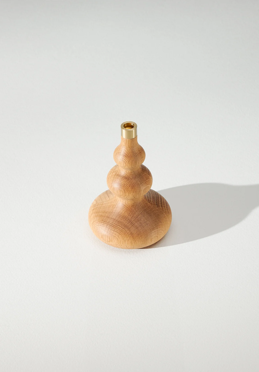 OVO THINGS Tall Oak Candle Holder