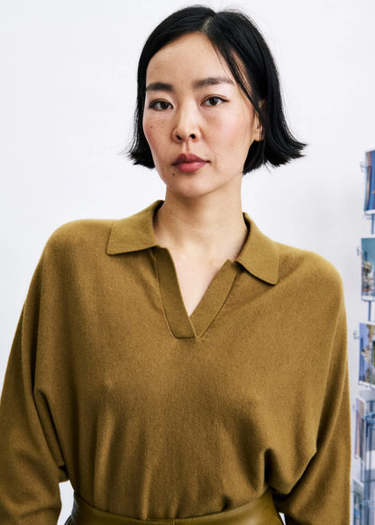 FRNCH Bath Sweater in Olive
