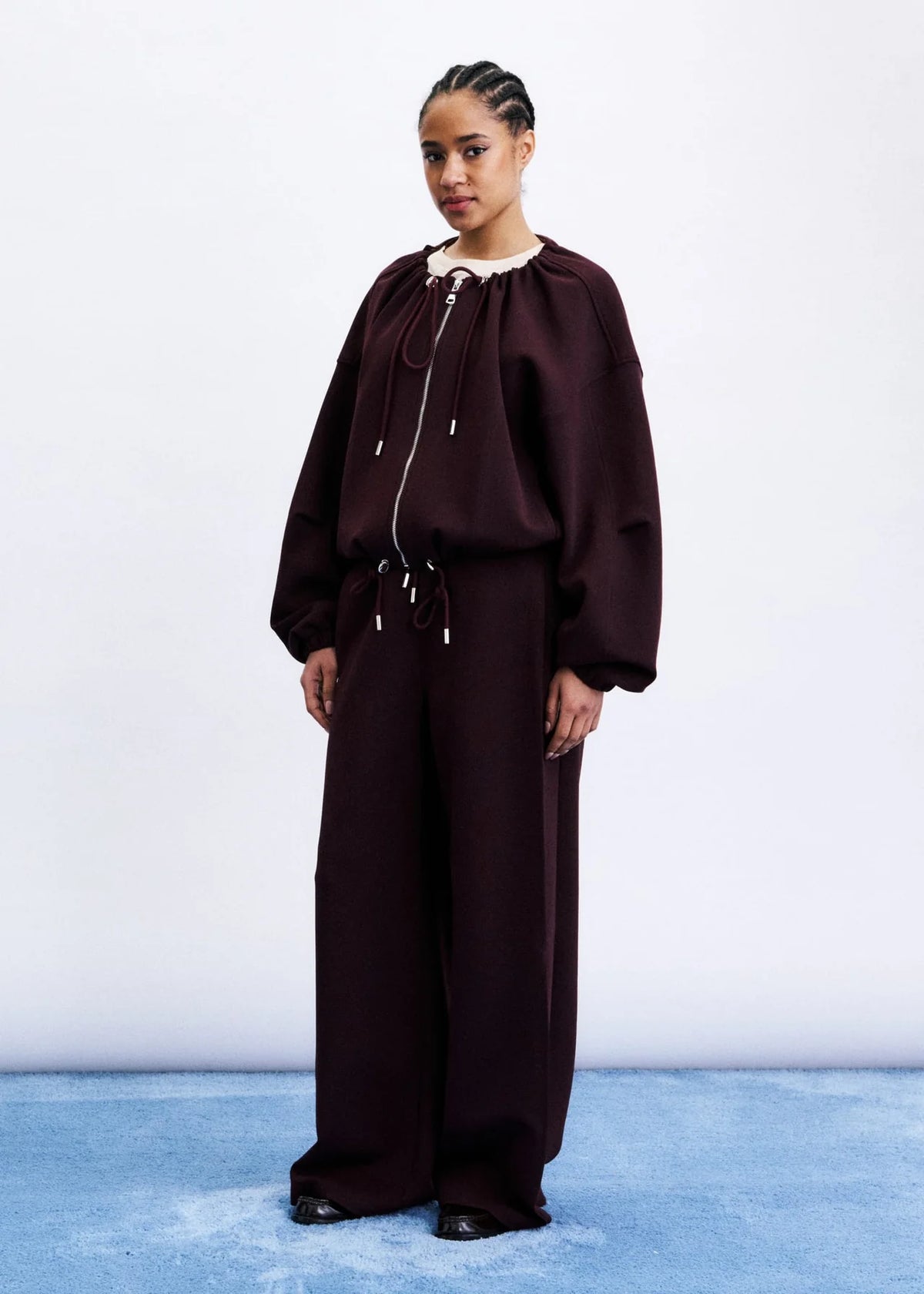 FRNCH Shosha Jacket in Bordeaux