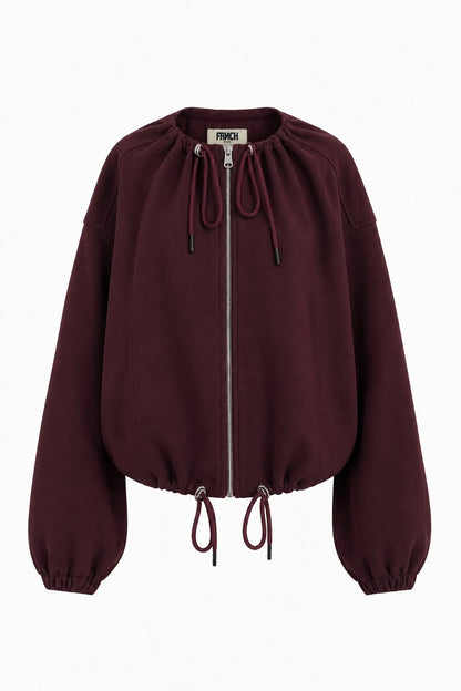 FRNCH Shosha Jacket in Bordeaux