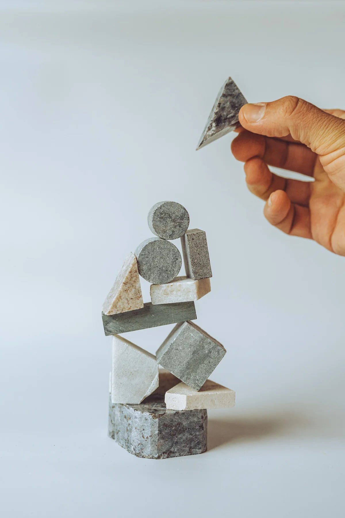 GRAVITAS Strategic Stone Stacking 2 Player Game
