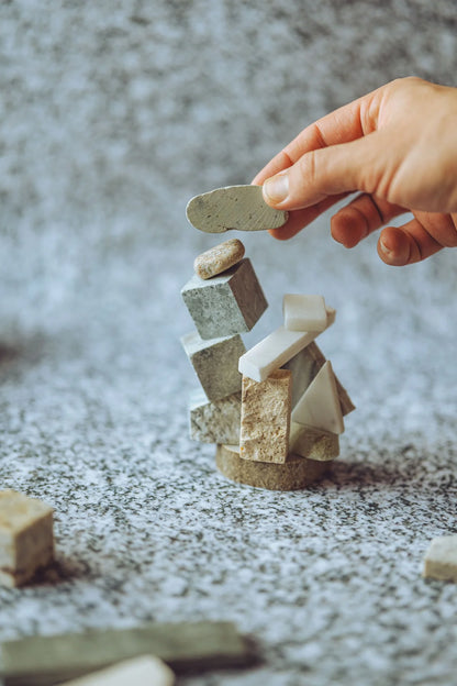GRAVITAS Strategic Stone Stacking 2 Player Game
