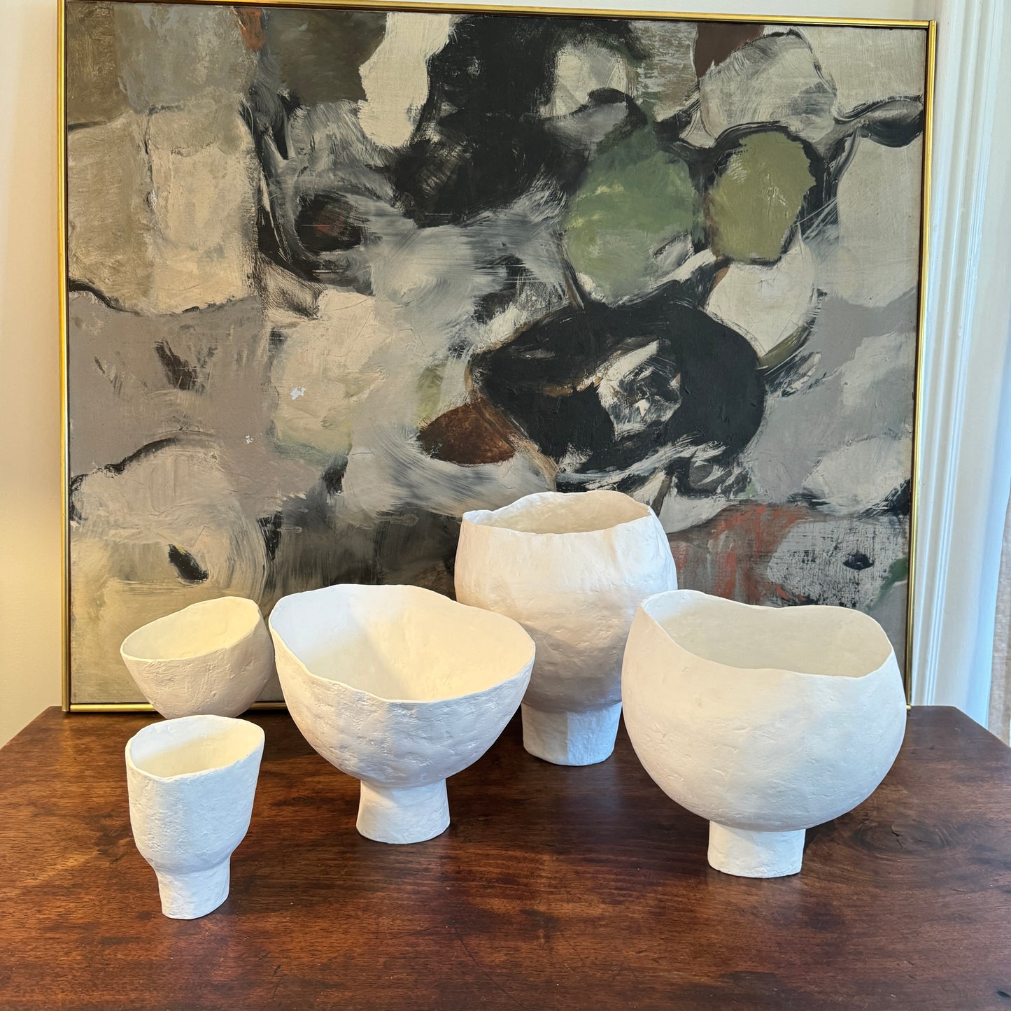 Paper Mache Vessel: Small #6