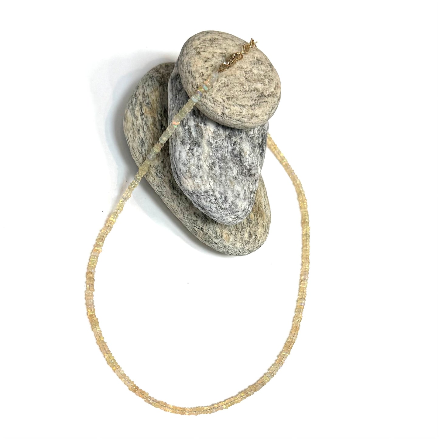 Necklace: Choker: Ethiopian Opal