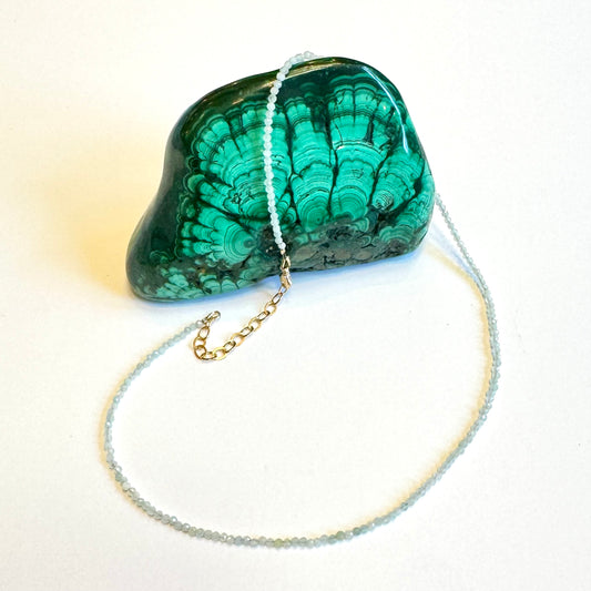 Necklace: Choker: Green Beryl