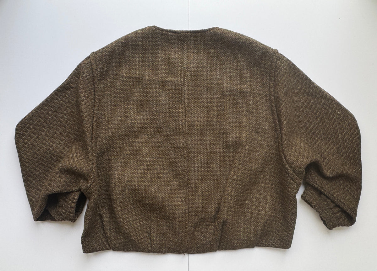 KORNER Brown Wool Tweed Jacket