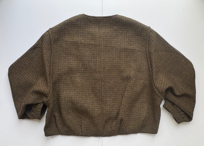 KORNER Brown Wool Tweed Jacket