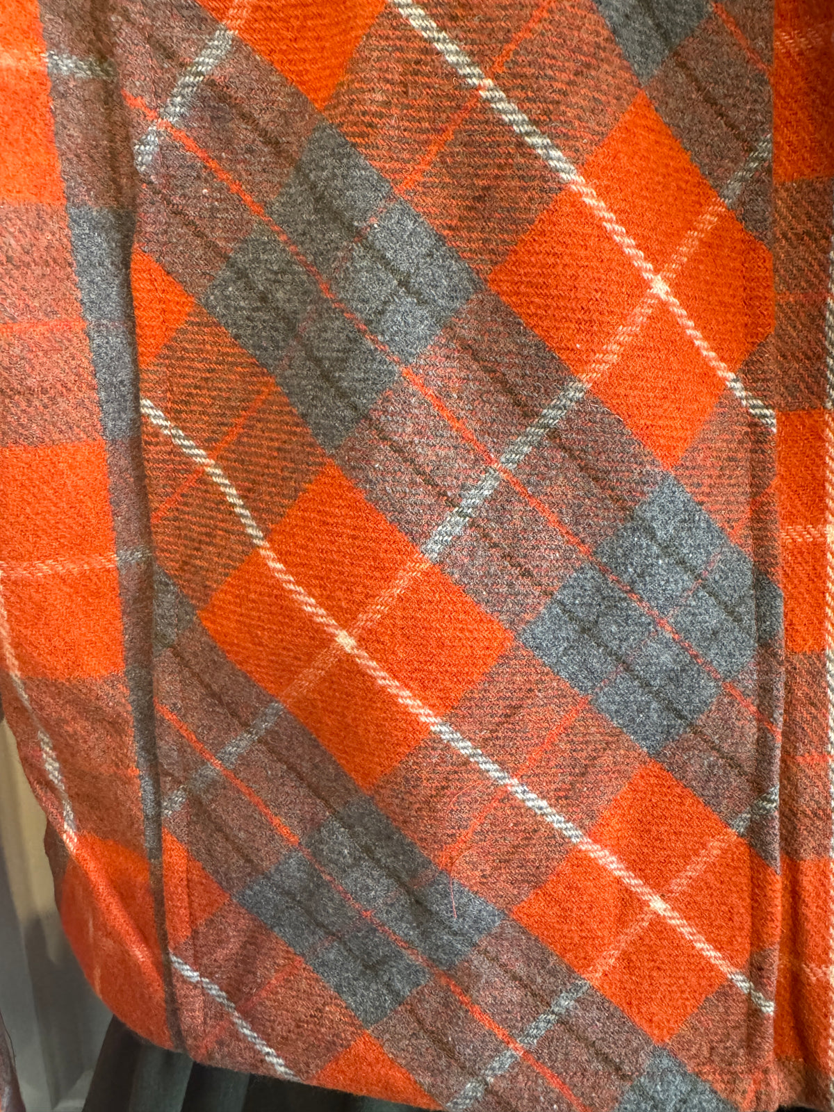 ELLE GREY Plaid Jacket in Red