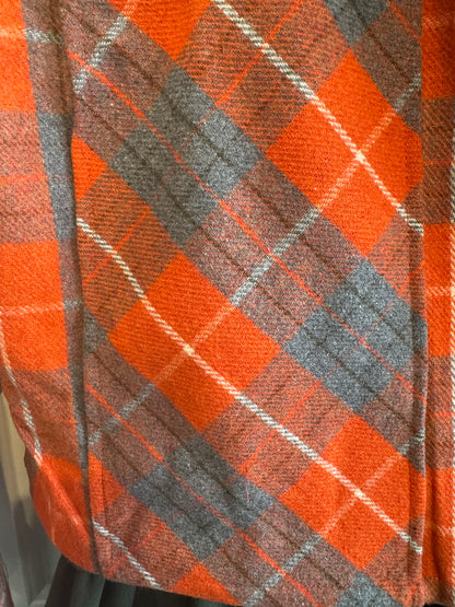 ELLE GREY Plaid Jacket in Red