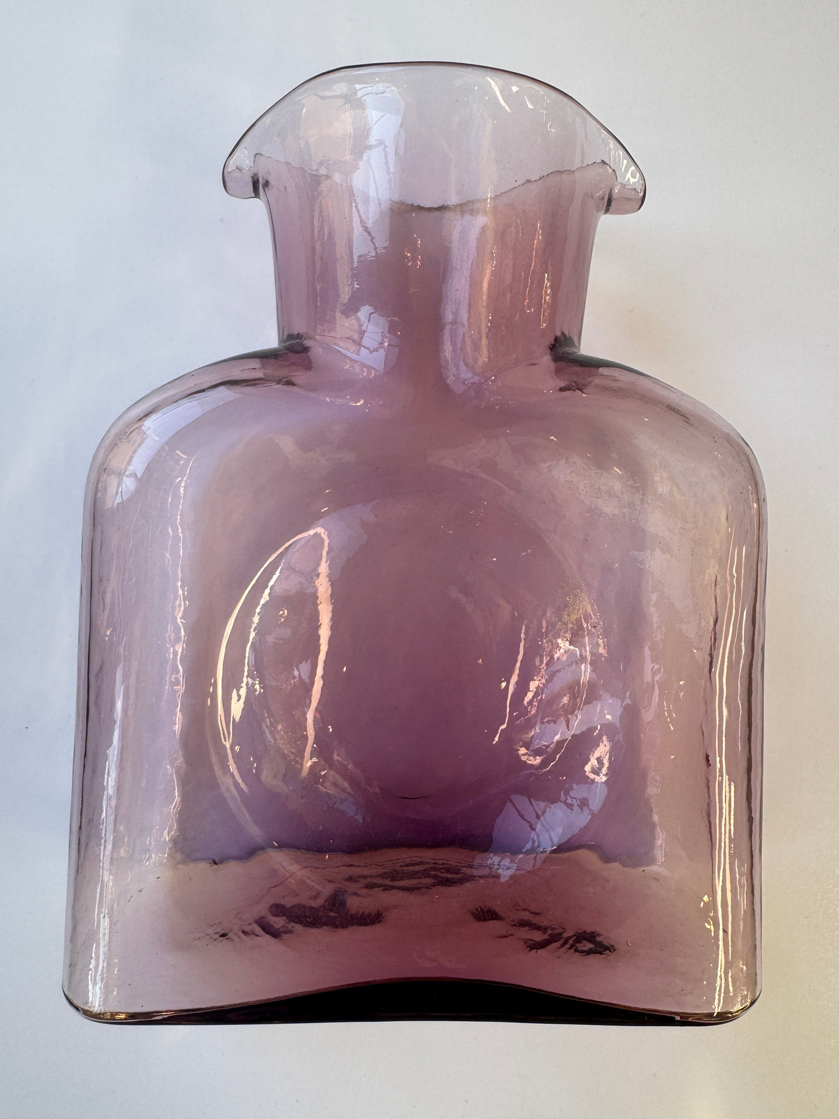 VINTAGE BLENKO Double Spout Water Bottle  384M in Orchid