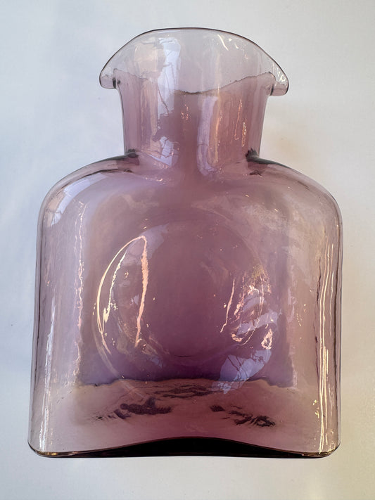 VINTAGE BLENKO Double Spout Water Bottle  384M in Orchid