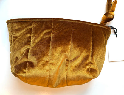 LALLA  Large Velvet Pouch Gold