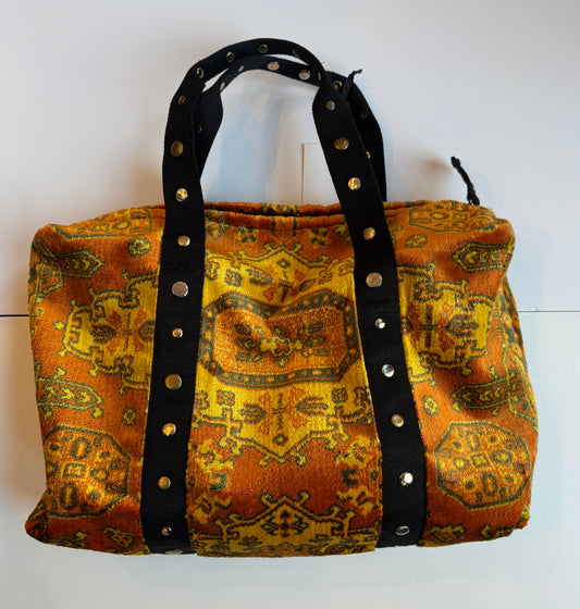 LALLA  Carpet  Petite Weekender Bag in Orange