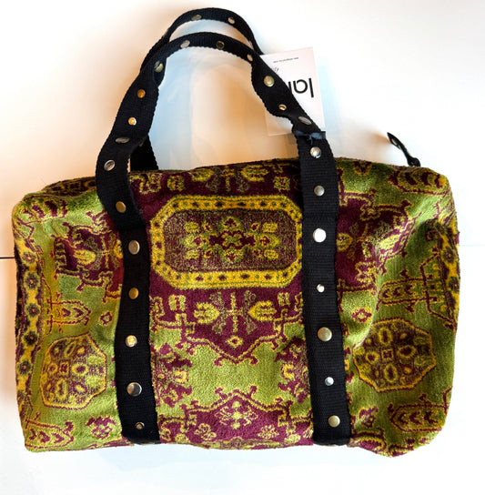 LALLA  Carpet Petite Weekender Bag in Green