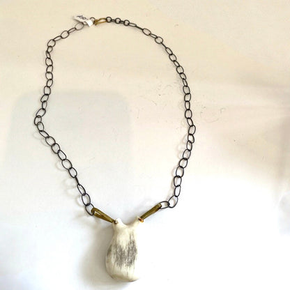 Elk Horn Vessel Necklace