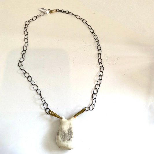 Elk Horn Vessel Necklace