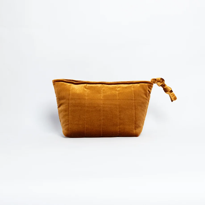 LALLA  Large Velvet Pouch Gold