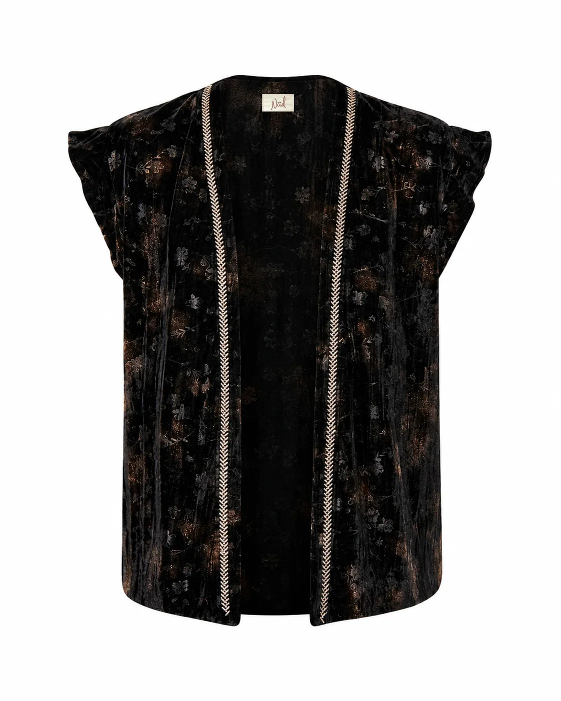 NUD Velvet Wrap Shirt/Vest