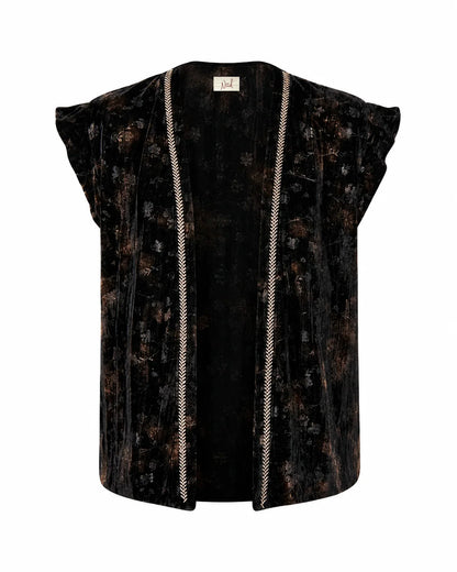 NUD Velvet Wrap Shirt/Vest