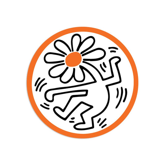 Flower by Keith Haring (Back to School) - Die-Cut Sticker