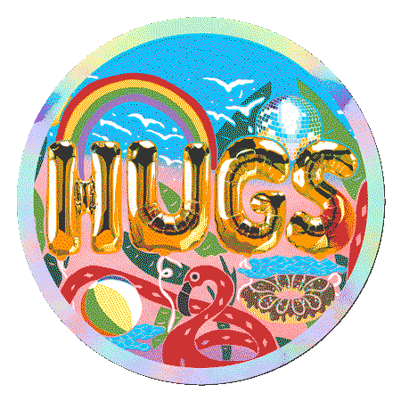 Hugs by Joel Mesler - Die-Cut Sticker