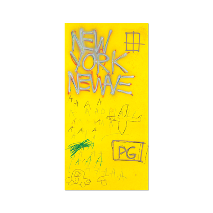 New York/New Wave by Basquiat - Die-Cut Sticker