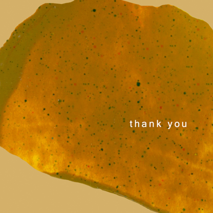 Thank you in Mustard Card