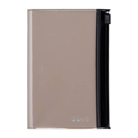 Grid Notebook B7 with Cover / EDiT: Light Latte