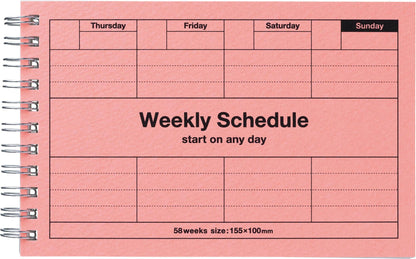 Dayfree Weekly Schedule: Neo Pink