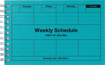 Dayfree Weekly Schedule: Turquoise