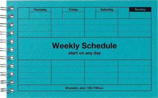Dayfree Weekly Schedule: Turquoise