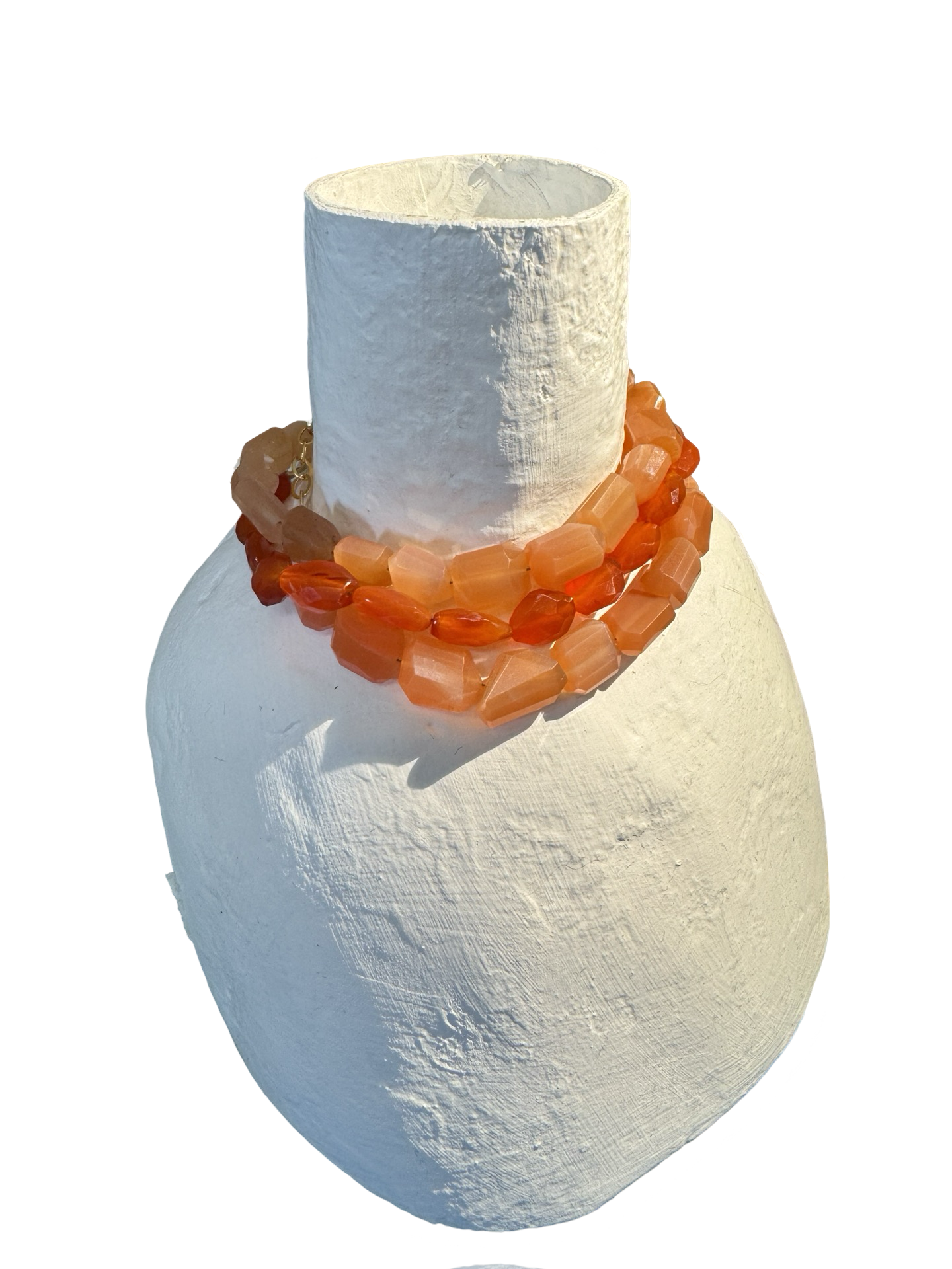 Bracelet: Gemstone Beads: Peach Moonstone