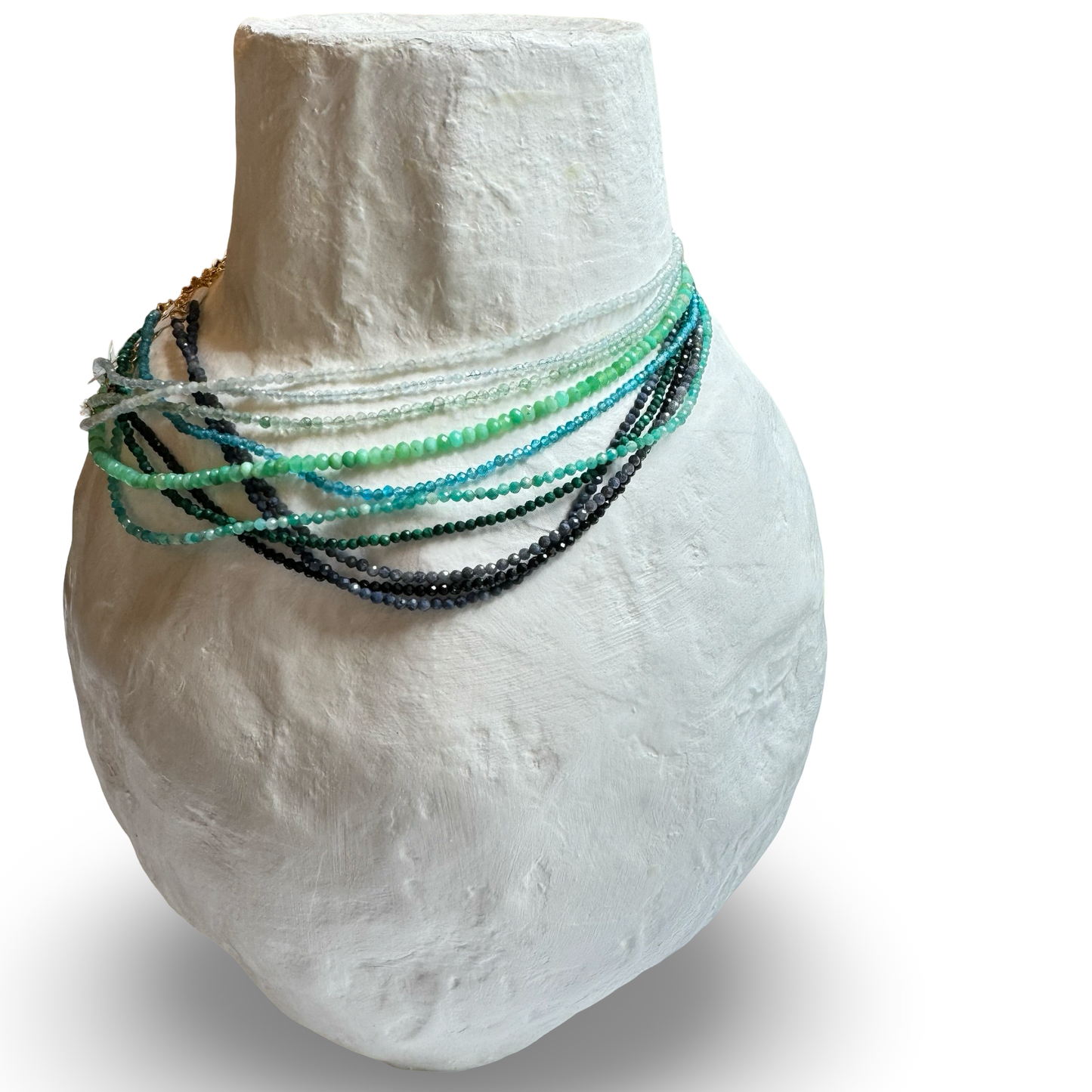 Necklace: Choker: White Opal
